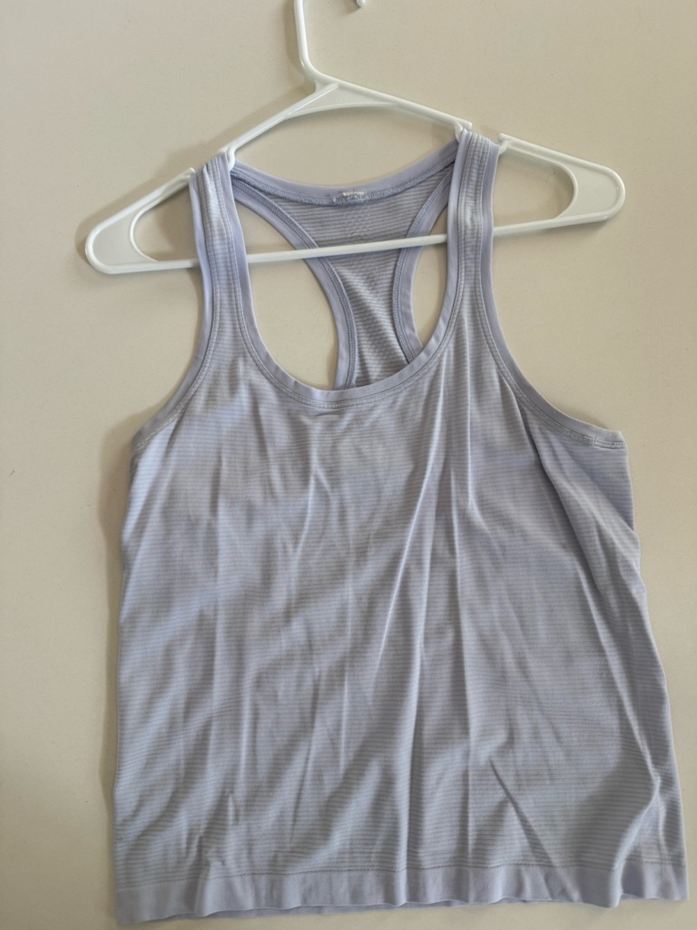 lululemon athletica Lavender Ribbed Racerback Tank